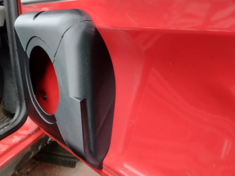 Kieszenie z miejscem na głośniki 16,5cm Fiat Cinquecento Kieszenie z miejscem na głośniki 16,5cm Fiat Cinquecento